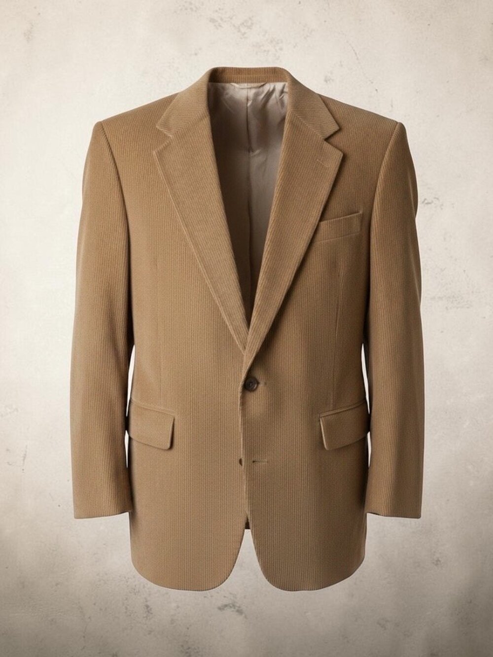 Vintage Patrick James Corduroy Sport Coat Suede Elbow Patches Made in USA L XL